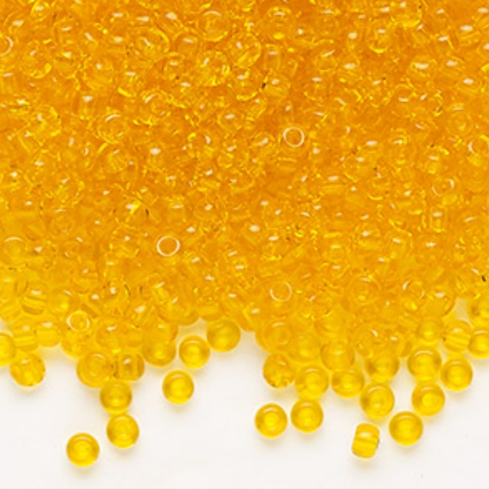 5/$15 Seed Bead Czech Glass Transparent Hyacinth Tube